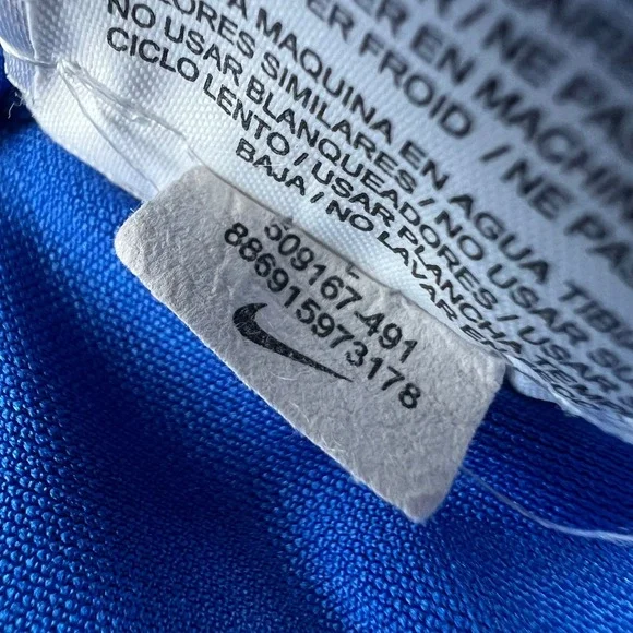 NIKE x DISNEY Golf Polo Tour Performance Men Large Blue Mickey Embroidered Shirt - Picture 14 of 16